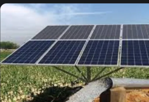 Solar-powered water pumping for agricultural irrigation